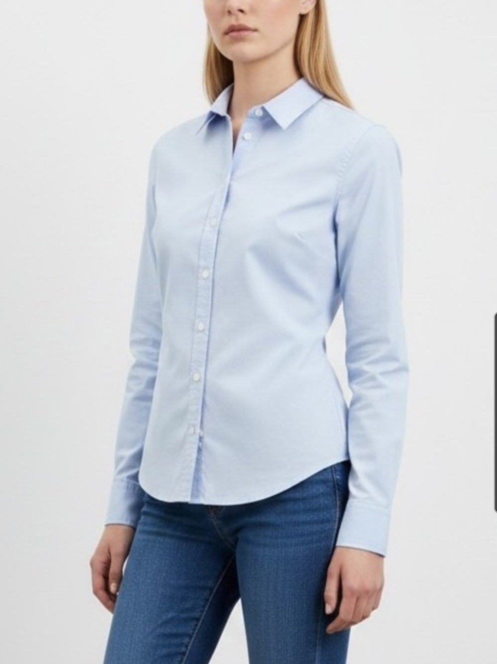 J. Crew Classic Blue Button Down Shirt